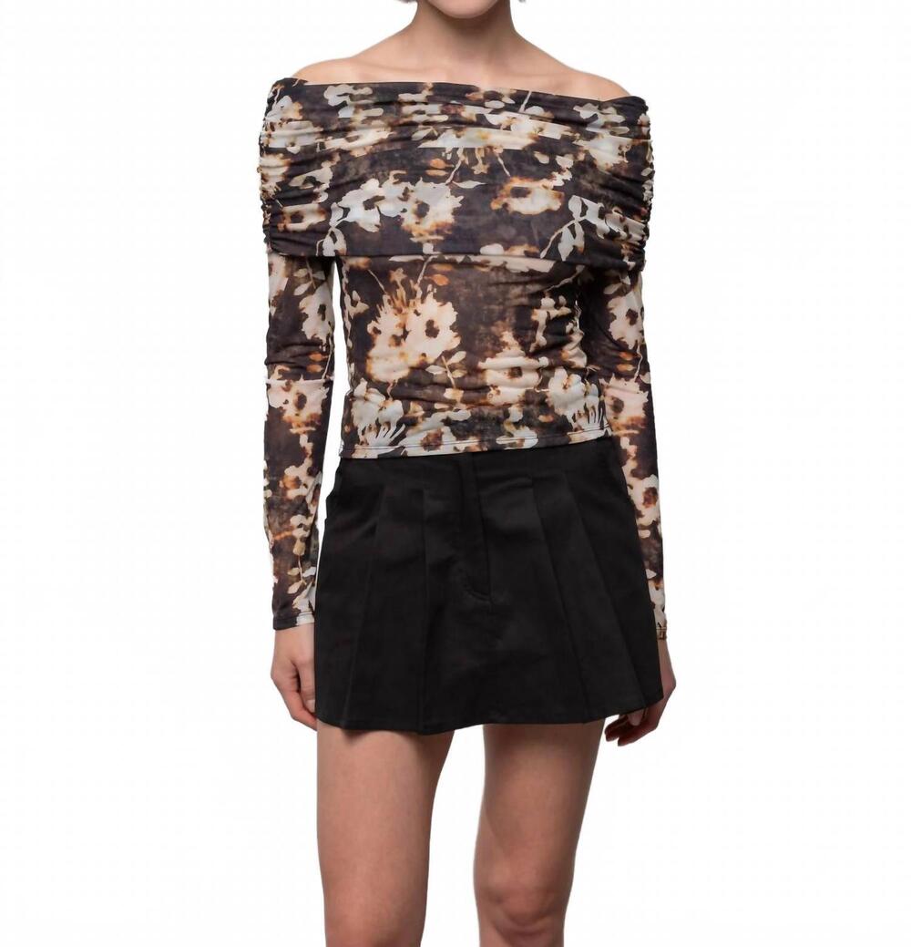 NEW ESTHE women's off shoulder top in black